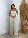 Conjunto Areia com Peplum