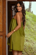 Vestido Midi Satin Glow