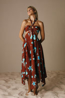 Vestido Oceano com Argola Frontal