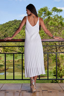 Vestido Midi Lurex Lumière