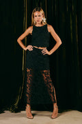 Conjunto Noir Floral