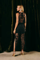 Conjunto Noir Floral