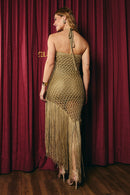 Vestido Aurora em Tricot com Franjas