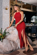 Vestido Carmine Franjas