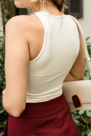 Cropped Minimalista Branco