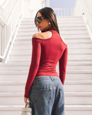 Blusa Ivory Marsala
