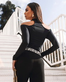 Blusa Ivory Preto