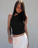 Blusa Noir Drape
